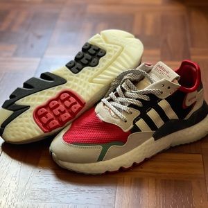 Adidas ‘Nite Jogger’ White/Black/Scarlet
